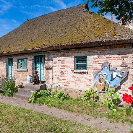 Ferienwohnung Hexenhaus auf Rügen Rappin Exterior foto