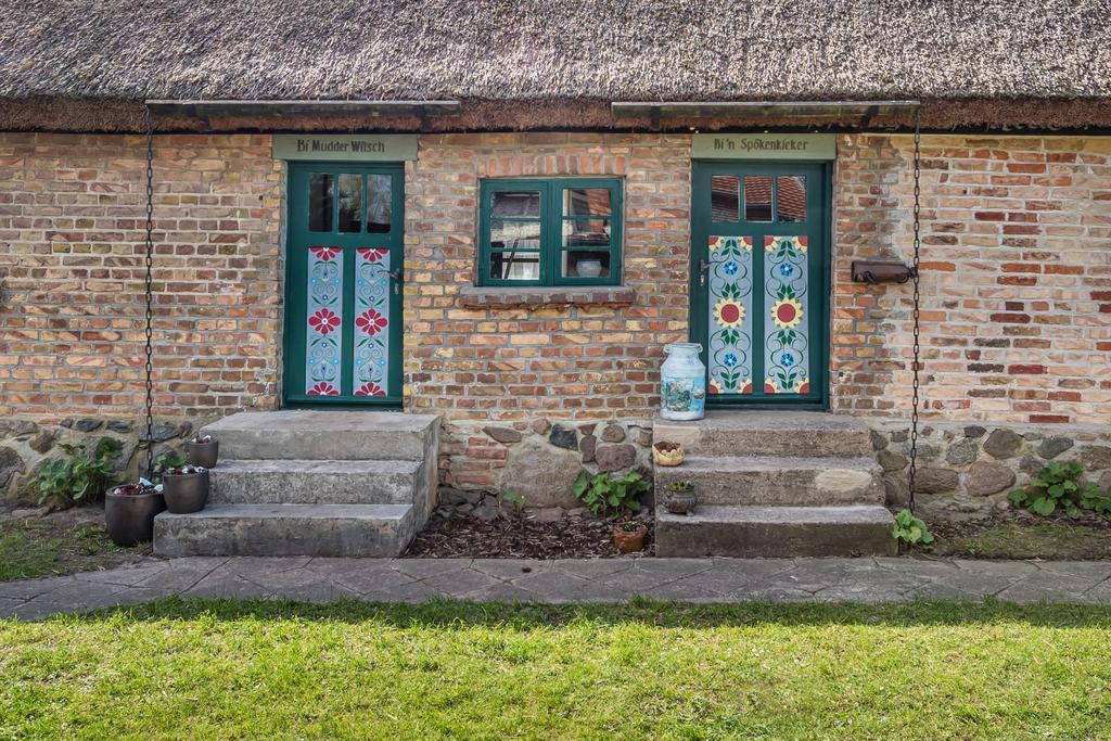 Ferienwohnung Hexenhaus auf Rügen Rappin Exterior foto